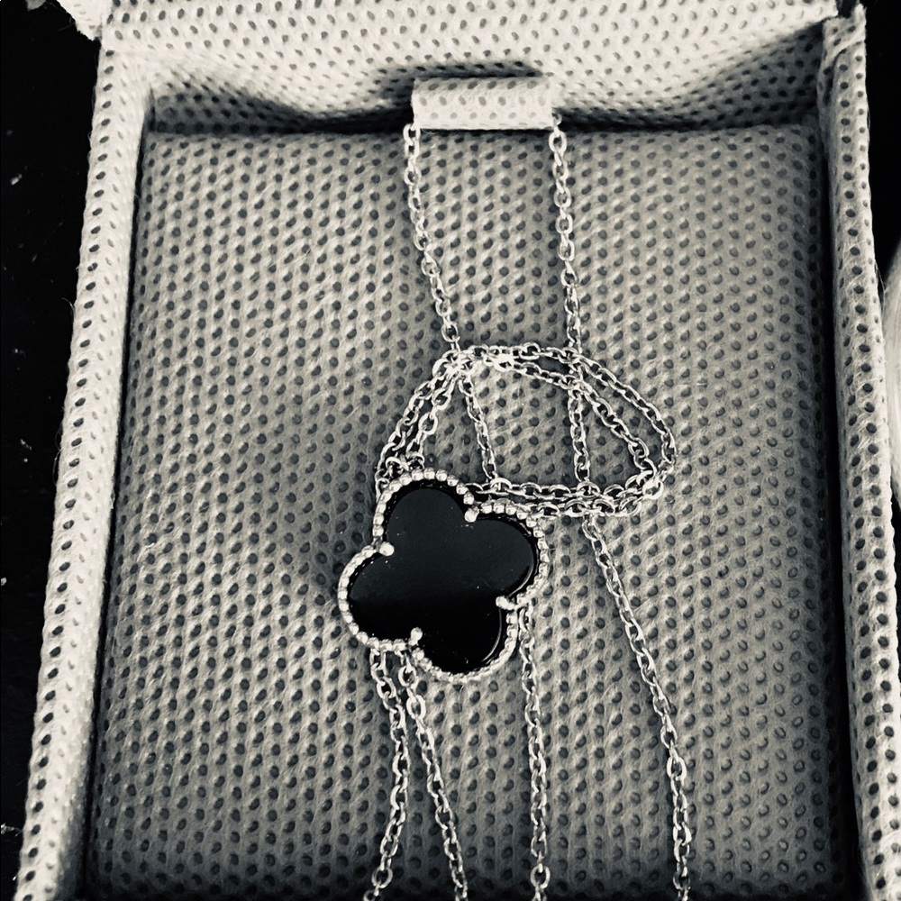 Sterling silver black onyx